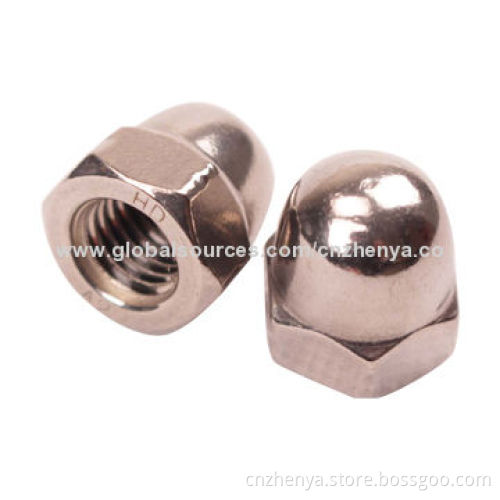 GB923 Hexagon Cap Nuts, M5-M20 Diameter